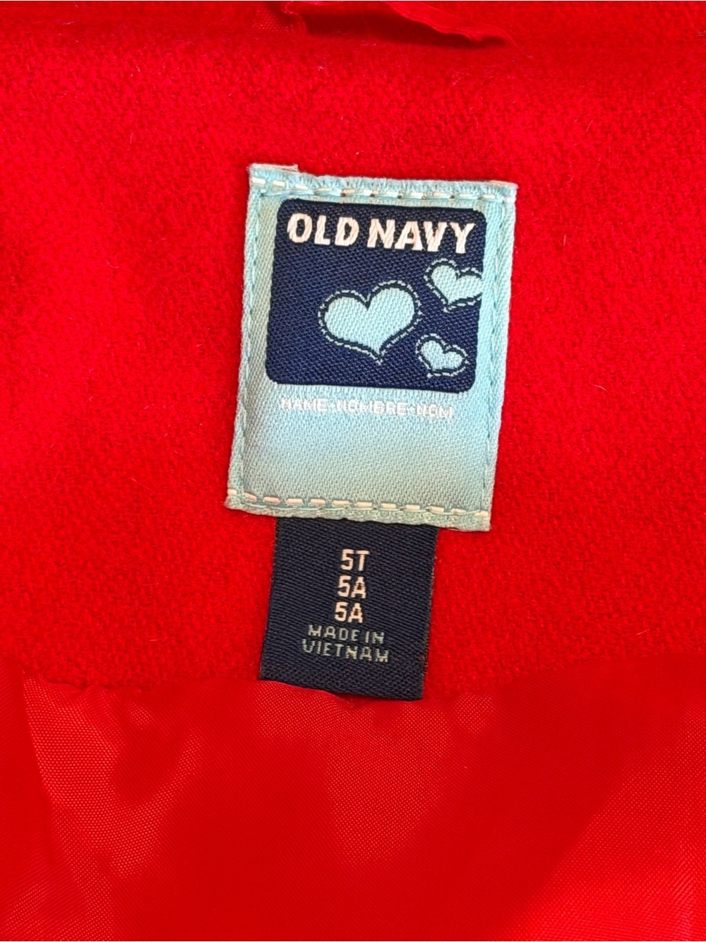 NWOT Old Navy Hooded Peacoat Size 5T - Picture 8 of 8